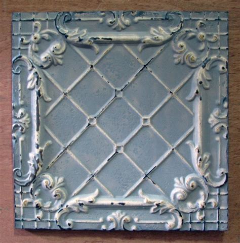 For this method of installation, you use an existing grid system to install drop. pressed tin ceiling tiles. | Pressed Tin | Pinterest