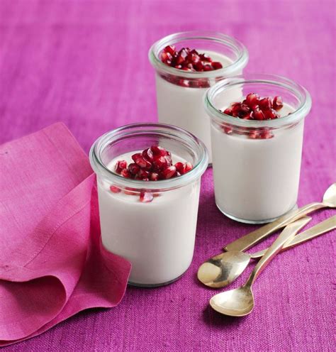 Pomegranate Panna Cotta