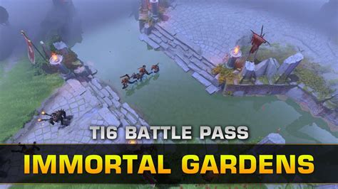 Dota 2 Immortal Gardens Terrain - YouTube