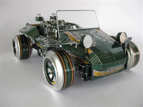 Handmade Model Cars Built With Recycled Cans Gadgetsin
