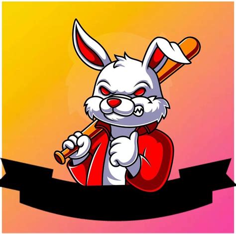 Bunny Rabbit Gaming Logo 😁 Gaming Logos Character Bunny Rabbit