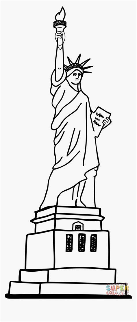 Coloring pictures interactive online 4th of july color book pages for kids: Statue Of Liberty Coloring Page Bell Free Printable ...
