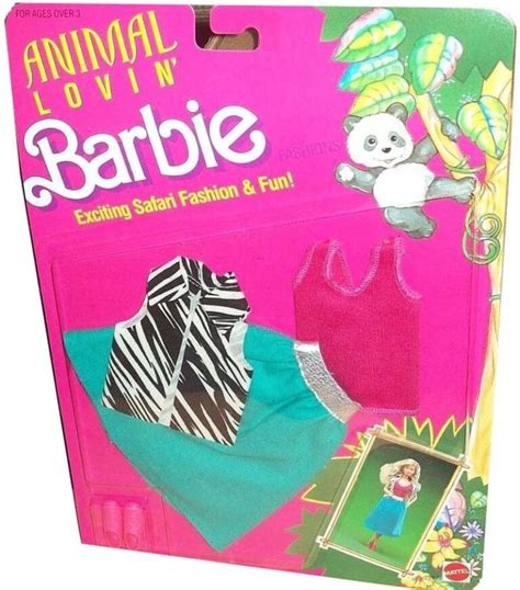 Animal Lovin Barbie Exciting Safari Fashion 1597 1988 Details And