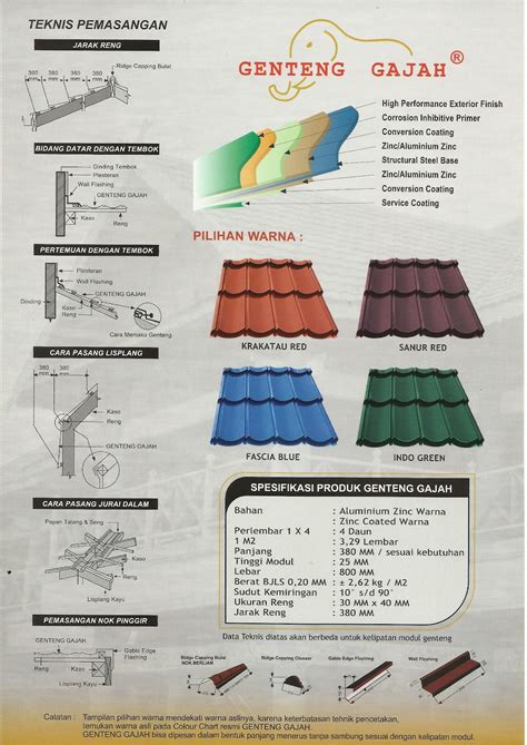 Harga genteng multiroof beli merk multiroof terbaik buat pelindung tempat tinggal anda. Supplier Bahan Bangunan: GENTENG METAL GAJAH