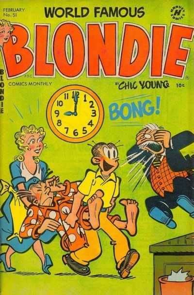 Cover Art For World Famous Blondie Issue No 51 Published By Harvey Comics United States 1950