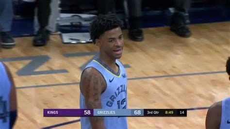 Ja Morant Full Play Vs Sacramento Kings 122119 Smart Highlights