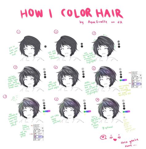 Hair Tutorial Anime Amino