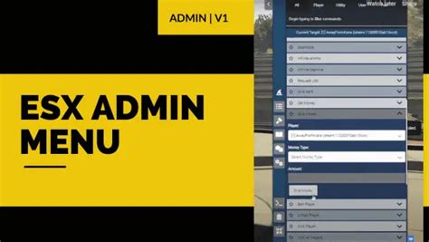 Esx Admin Menu Advance Esx Admin Menu Fivem Store Official Store