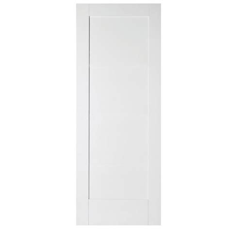 Jeld Wen Internal White Primed Shaker 1 Panel Door
