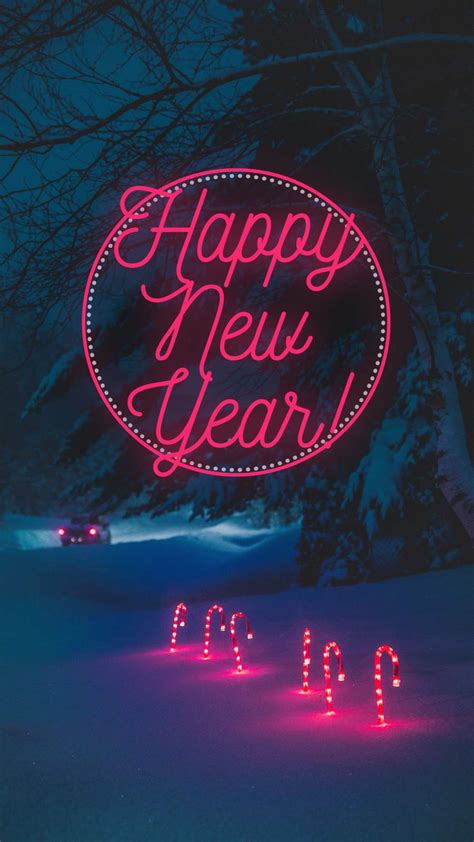 Happy New Year Winter Iphone Wallpapers