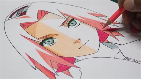 How To Draw Sakura Haruno Step By Step Naruto Shippuden Anime
