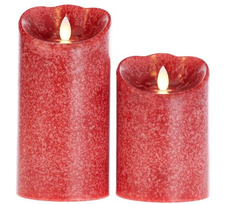 Set Of 2 Mirage Flameless Candles By Candle Impressions