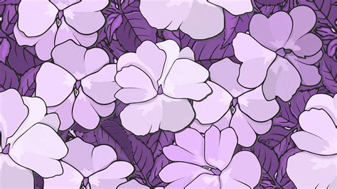 Download Wallpaper 2560x1440 Pattern Flowers Leaves