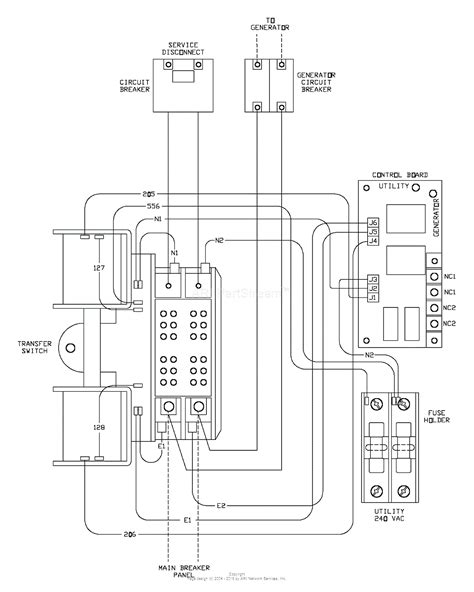 generac  amp transfer switch wiring diagram collection