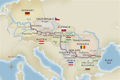 Map Of Danube River Europe Yahoo Search Results Danube River Viking Cruises Rivers Rhine