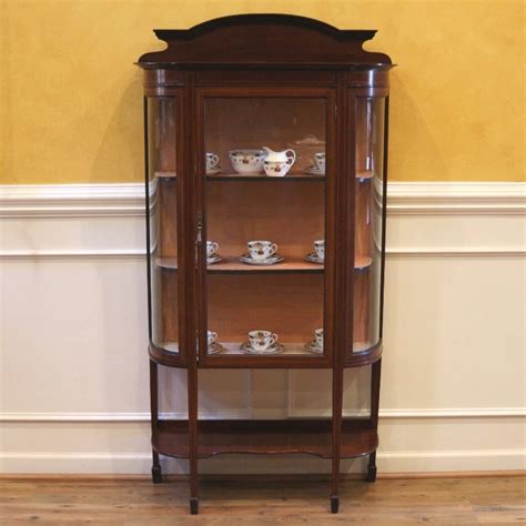 Maybe you would like to learn more about one of these? Antique English Edwardian Mahogany Inlaid China Display ...
