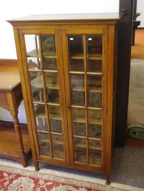 Vintage Glass China Cabinet 76x44x136cm Cabinets Display Furniture