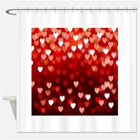 Valentines Day Shower Curtains Valentines Day Fabric Shower Curtain Liner