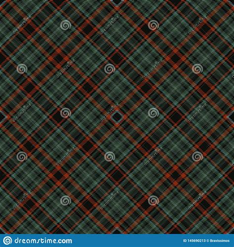 Fabric Diagonal Tartan Pattern Textile Texture Material Stock