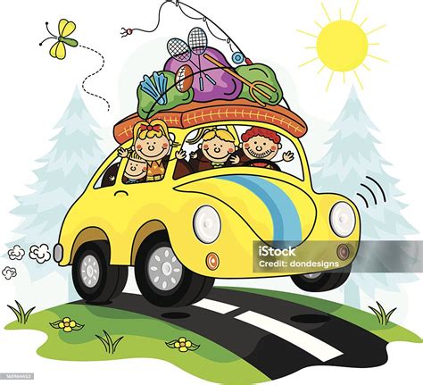 Road Trip Kids Stock Illustration Download Image Now Istock