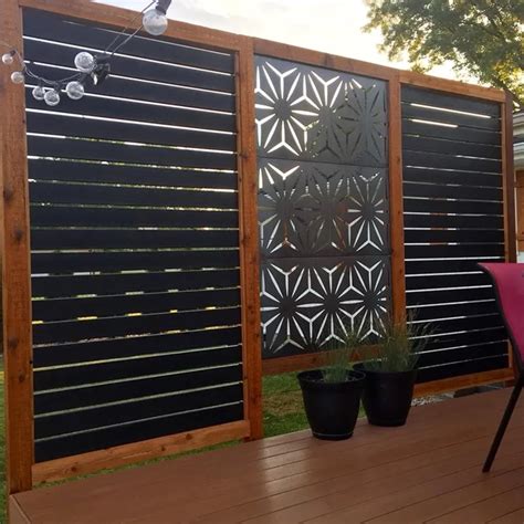Available in 4 styles and 5 colors, decorative screen panels can also be painted for. 6.3 ft. H x 3.7 ft. W Privacy Screen & Reviews | AllModern ...