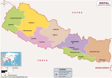 Nepal Provinces And Capitals List And Map List Of Provinces And