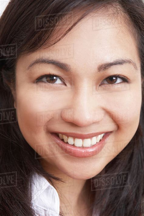 Filipino Woman Smiling Stock Photo Dissolve