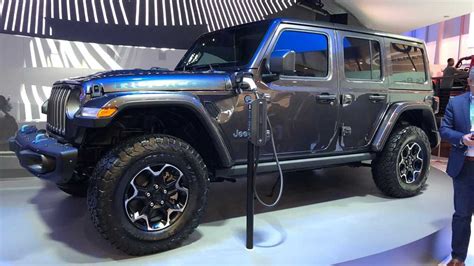 Check Out Jeep Wrangler 4xe Phev Plugged In And Charging At Ces