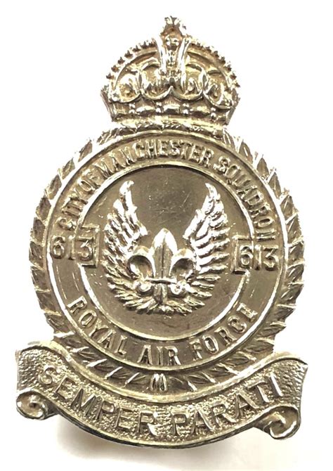 Sally Bosleys Badge Shop Raf No 613 City Of Manchester Squadron 1945