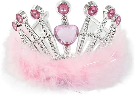 Kids Princess Crown Jewel Fancy Dress Tiara Pink 3 8 Years Lucy