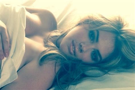 Kate Upton Takes A Topless Selfie From Her Bed And Shares It On
