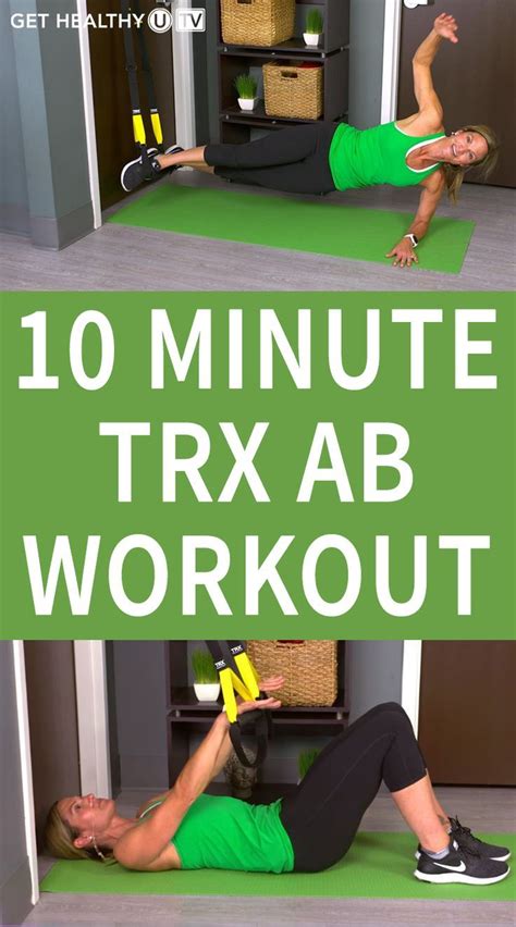 10 Minute Trx Ab Workout To Strengthen And Tone Get Healthy U Tv