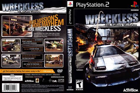Capas Para Playstation 2 Wreckless The Yakuza Missions
