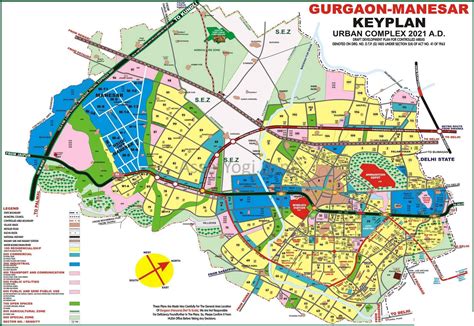 Gurgaon Master Plan 2031 2025 And 2021 Map Summary And Download