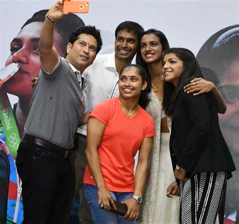 Coach creating match situations for me in training: PHOTOS: Sindhu, Sakshi, Dipa, Gopichand presented swanky ...