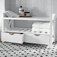 This funky bathroom has multiple fun towel storage solutions. 25 bathroom bench and stool ideas for serene seated ...