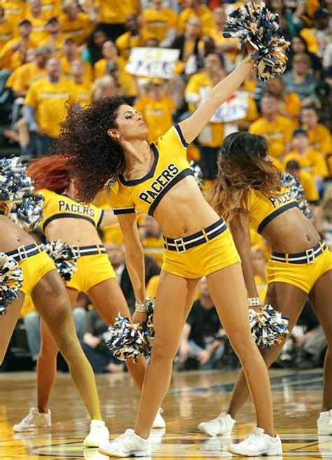 Indiana Pacers Pacemakers Nba Cheerleaders Cheerleading Indiana Pacers