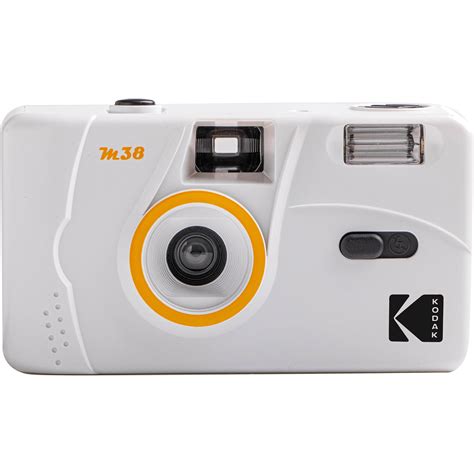 Kodak M38 35mm Film Camera With Flash Clouds White Da00244 Bandh