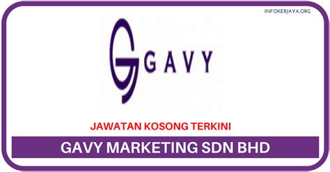 The enterprise operates in the personal and laundry services industry. Jawatan Kosong Terkini Gavy Marketing Sdn Bhd • Jawatan ...