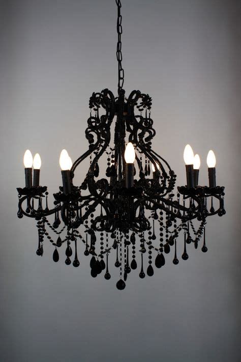 10 Black Crystal Chandeliers Ideas Black Crystal Chandelier Black