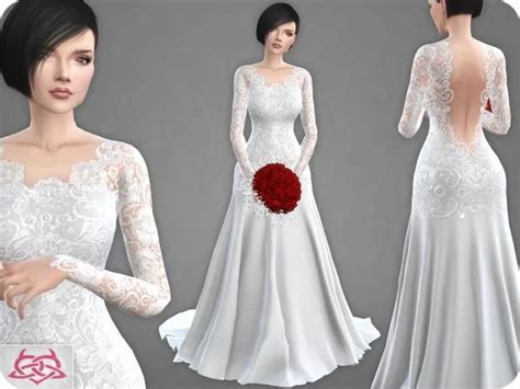Https://tommynaija.com/wedding/sims 4 Wedding Dress Simsdom