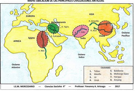 Top Imagen Ilustrar En El Mapa Planisferio Las Civilizaciones Sexiz Pix