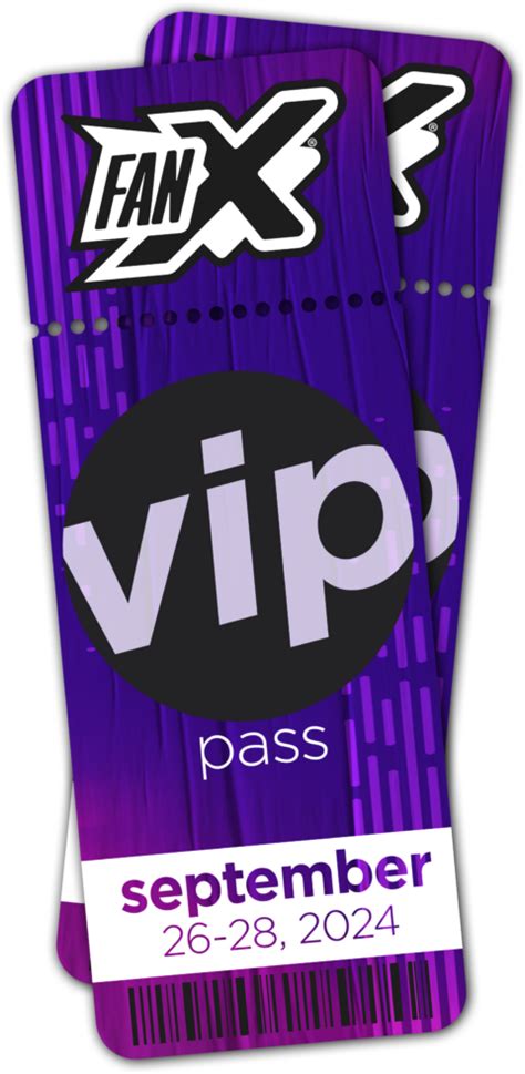 Vip Pass Fanx Salt Lake Pop Culture And Comic Convention