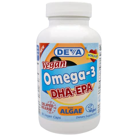 Deva Nutrition Vegan Omega 3 Dha Epa Vagan Capsules 90 Ea Walmart