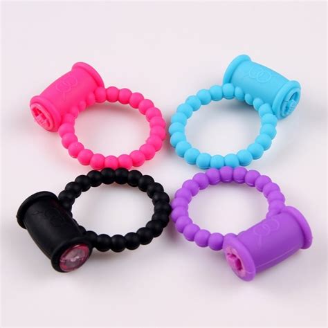 Vibrating Cock Ring Vibrator Cockring Silicone Penis Rings Sex Toys For