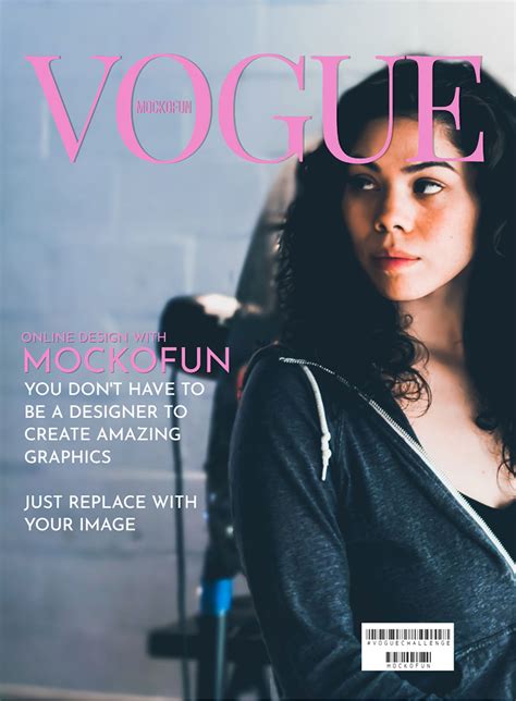 (FREE) Vogue Cover Template Edit Online - MockoFUN