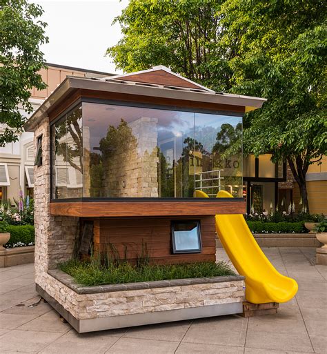Backyard playgrounds are popular in australian backyards. Modern Mini Houses