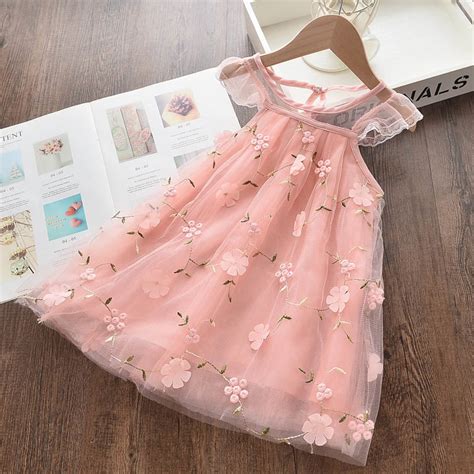 New Spring Summer Childrens Clothing Baby Girl Princess Dress Lace