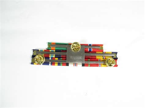 New Us Military Usmc Marine Corps Current 8 Ribbon Medal Bar Rack Gi
