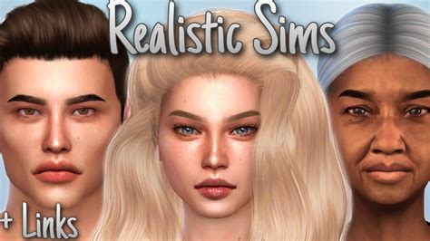 How To Make Realistic Sims Cc Links And Sim Download All Sims 4 Cas